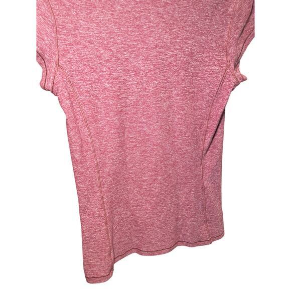 Lululemon Women 4 Time To Sweat Short Sleeve Heathered So Merlot Red Burgundy - Picture 9 of 12